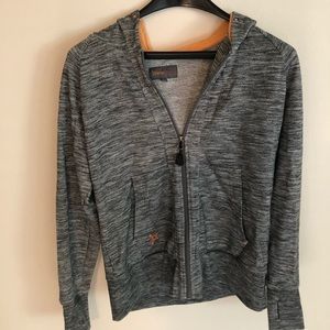 Dark grey zip up hoodie